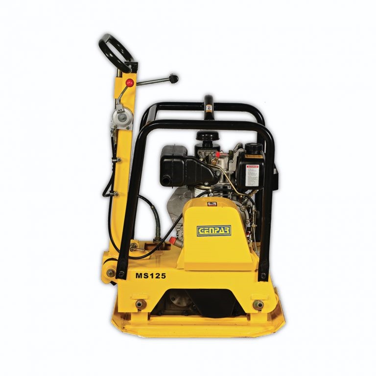 VIBROCOMPACTADORA REVERSIBLE 125KG, MOTOR DIESEL MOTOR  5HP(MS125)