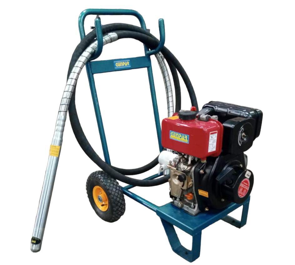 VIBRADOR DE CONCRETO C/MOTOR DIESEL 5HP 45MMX6MTS