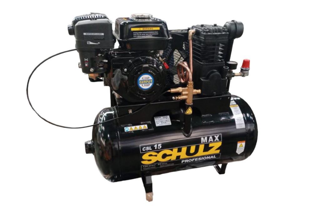 COMPRESOR INDUSTRIAL CSL15, 80LTS, CON MOTOR A GASOLINA 5.5 HP