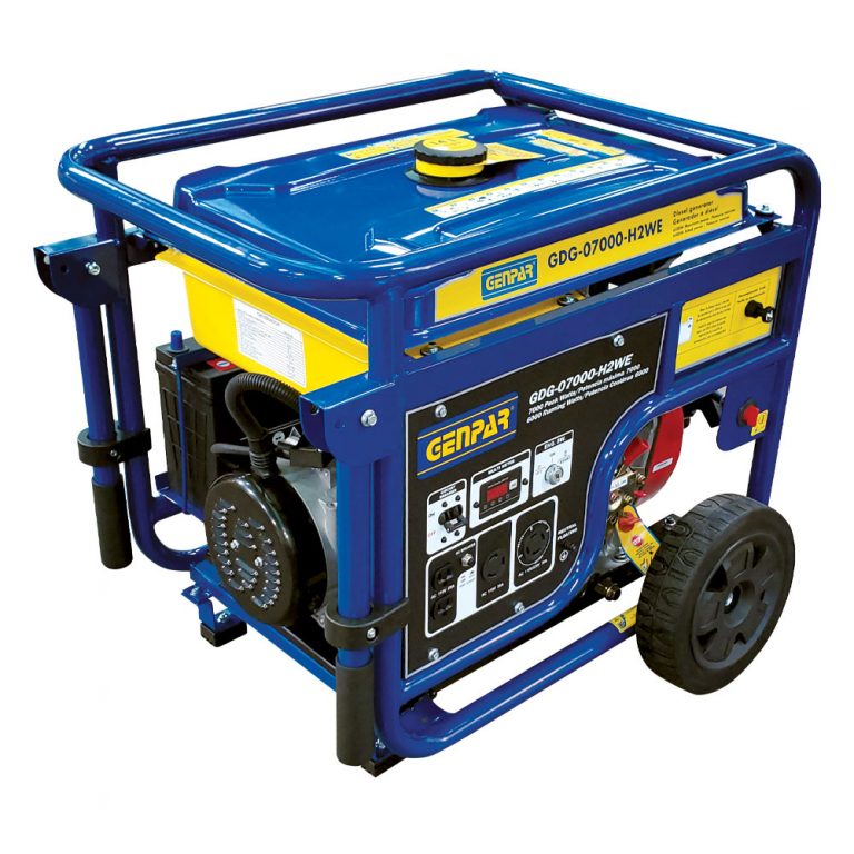 P/ELECTRICA AGRICOLA DIESEL ABIERTA 7KVA, 110/220V- ARRANQUE ELÉCTRICO CON BATERÍA