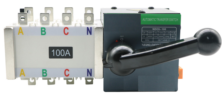 TRANSFERENCIA MANUAL 220V, 4-POLOS, 100AMP