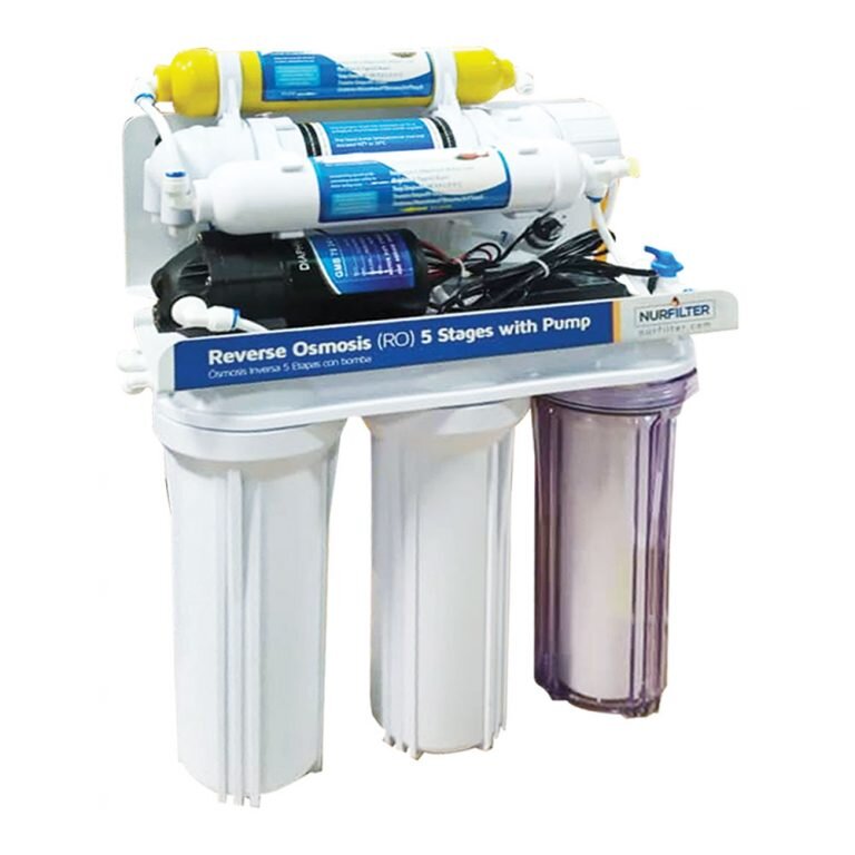FILTRO OSMOSIS INVERSA 50G-6 ETAPAS -KIT COMPLETO-C/BOMBA 110V