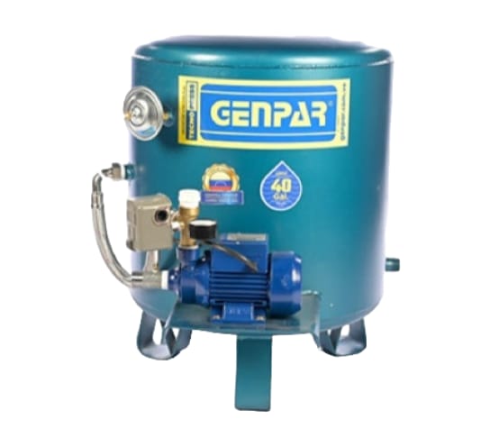 EQUIPO HIDRONEUMATICO 40 GAL, BOMBA PERIFERICA 1 HP