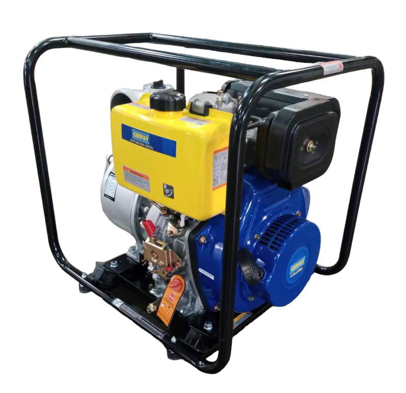 MOTOBOMBA AGRICOLA AUTOCEBANTE 4x4" DIESEL 10HP